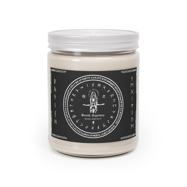 Spell Candle - Banishing Negativity - Aromatherapy Spell craft Candles, 9oz. Witchcraft.