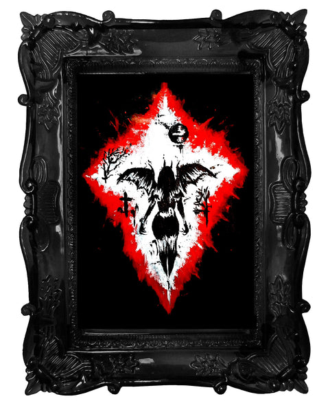 Her devilish power. Home décor - Poster wall art.