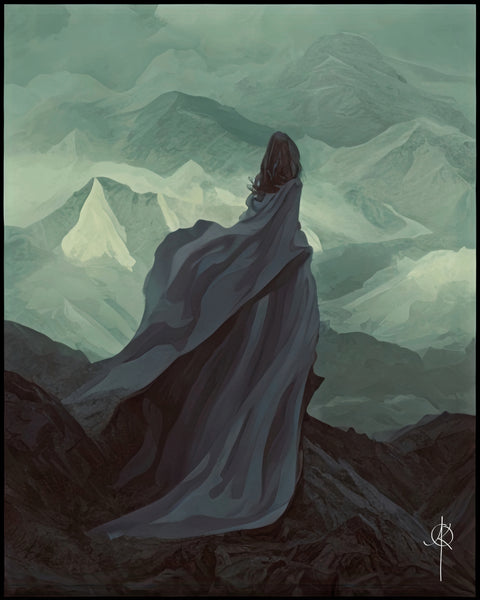 Her Journey awaits. Art print.