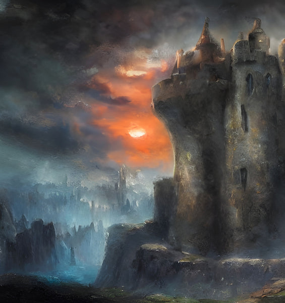The brave princess. Art print
