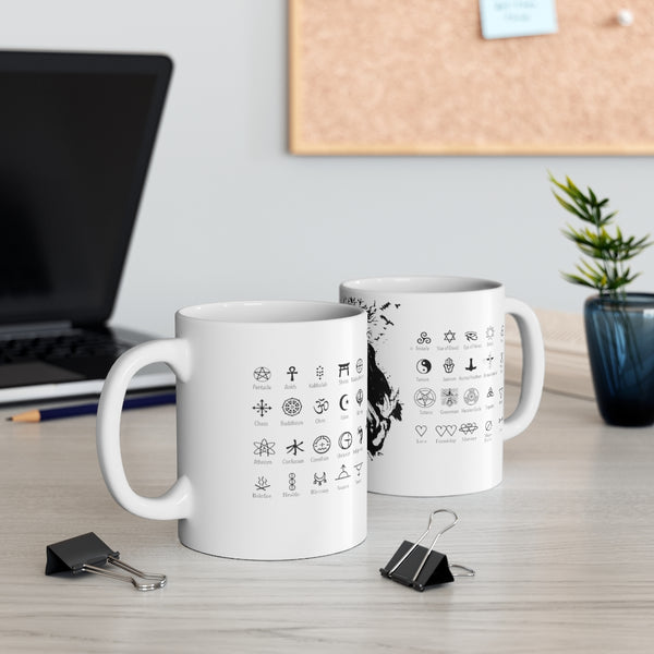 Life and death of the raven - Ceramic Mug 11oz
