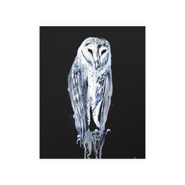 Silent Owl - Fine Art Posters. Wall art. Painting. Artwork
