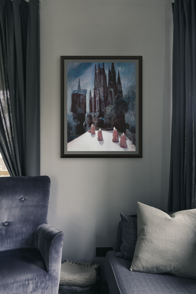 Sinners chapel. Art print.
