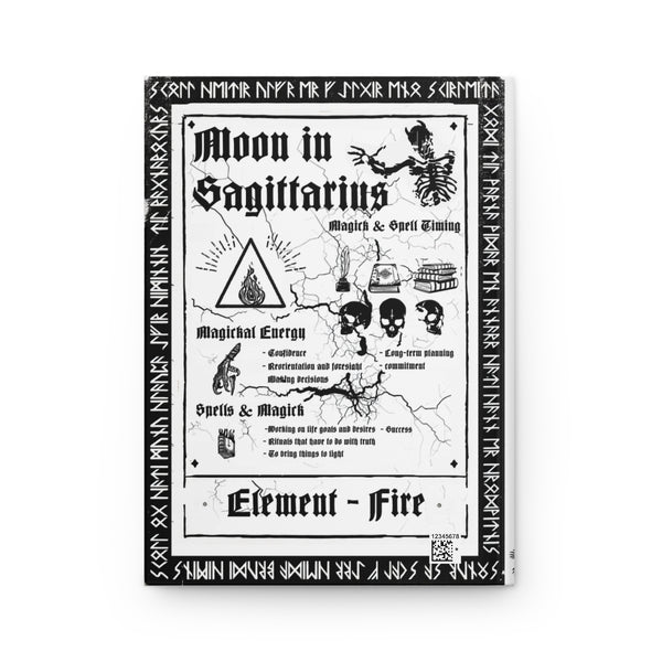 Sagittarius. Spell and magic journal. Star sign - Hardcover Journal Matte. The shadow warlock. Lined journal. Artistic, story, Spell craft.