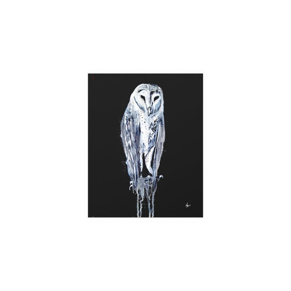 Silent Owl - Fine Art Posters. Wall art. Painting. Artwork
