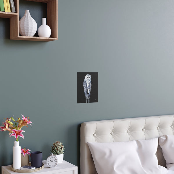 Silent Owl - Fine Art Posters. Wall art. Painting. Artwork