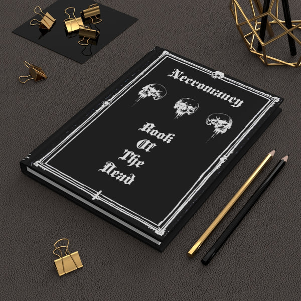 Necromancy. Book of the dead - Deathly butterfly. Hardcover Journal Matte. Gothic spell book - Journal