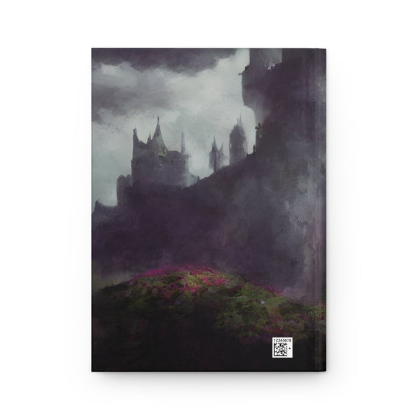 Hardcover Journal Matte. The brave wizard. Lined journal. Artistic and story writing journal.