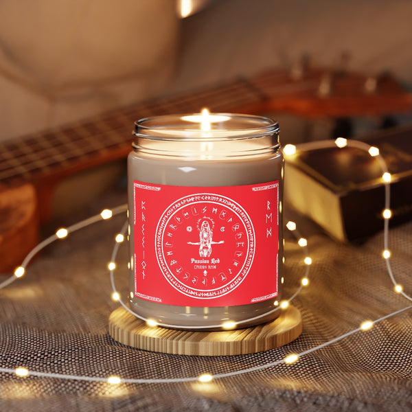 Spell Candle - Passion Red - Aromatherapy Spell craft Candles, 9oz. Witchcraft. ritual. Dark magic.