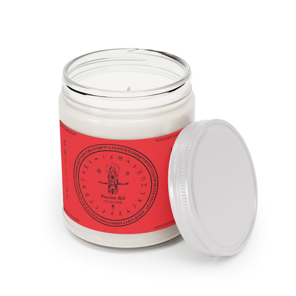Spell Candle - Passion Red - Aromatherapy Spell craft Candles, 9oz. Witchcraft. ritual. Dark magic.