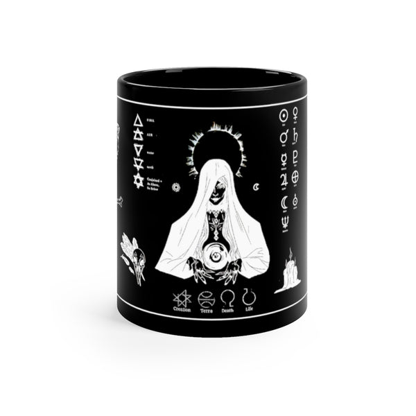 The dark gypsy mug - 11oz Black Mug