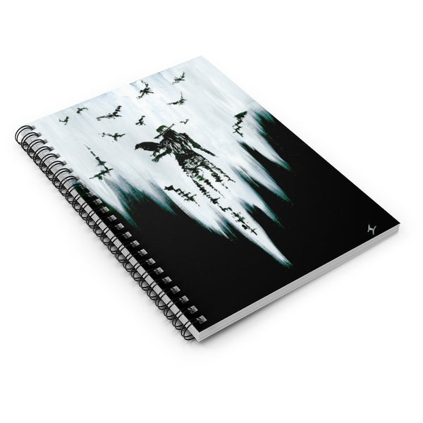 Spiral Notebook - Ruled Line. The raven witch Diana