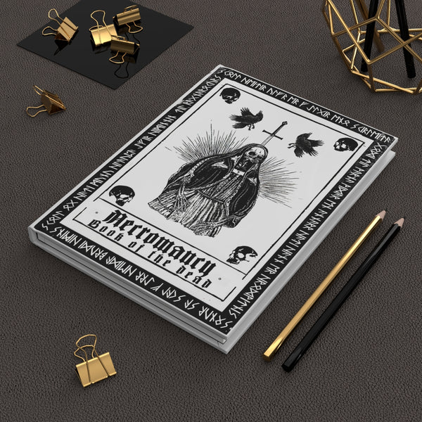 Necromancy - Book of the dead. Punishment. Hardcover Journal Matte. The shadow warlock. Lined journal. Artistic, story, Spell craft.