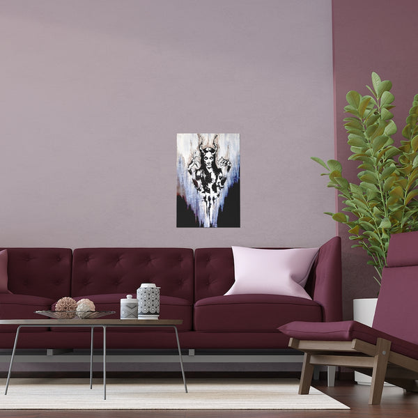 The Horned God - Silk Posters. Artwork. Art. Pagan. Wicca. dark art. Gothic home décor.