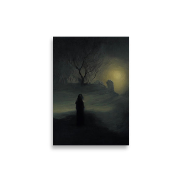 The widow witch. Art print