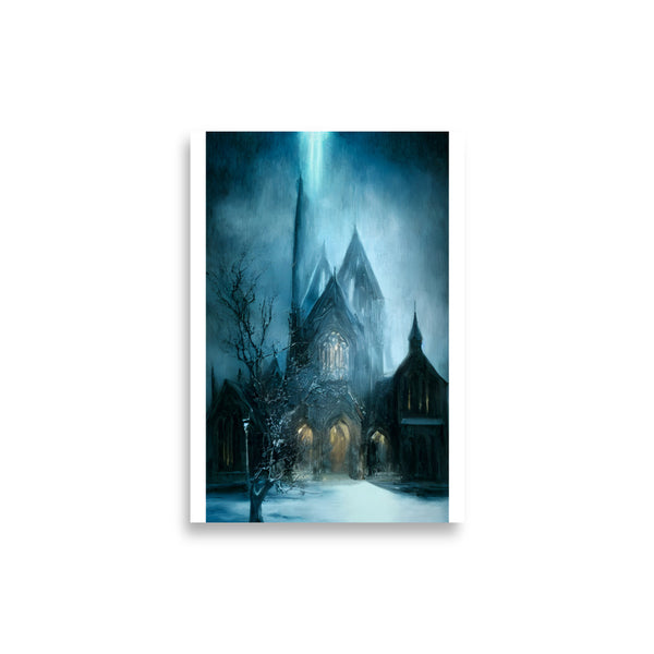 Lord from above. High Quality Art print, poster. Original oil painting, Hand painted Landscape Art