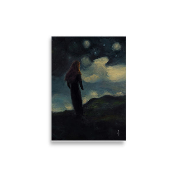 Lady Lost. Art print.
