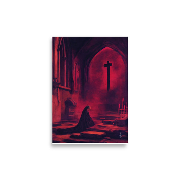 Forgive me father. Art print
