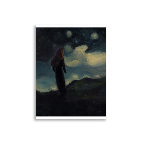 Lady Lost. Art print.