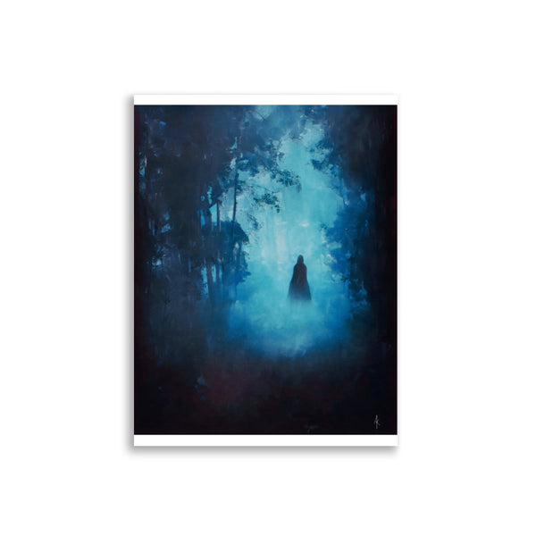 Lady of the night. Art print. Poster