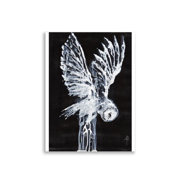 The Haunted Owl Version II. Art print.