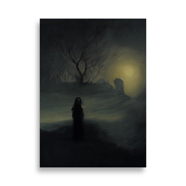The widow witch. Art print