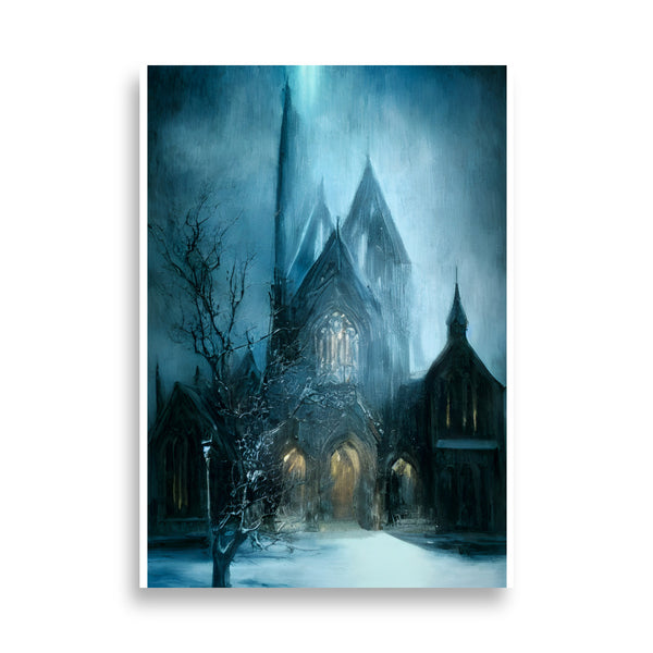 Lord from above. High Quality Art print, poster. Original oil painting, Hand painted Landscape Art