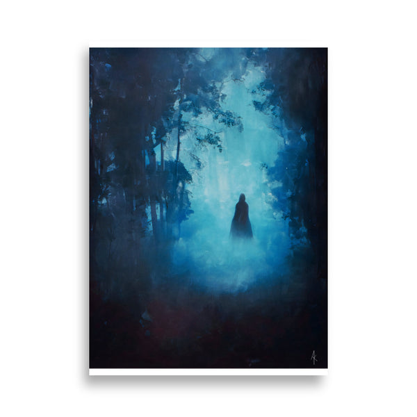 Lady of the night. Art print. Poster