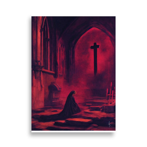 Forgive me father. Art print