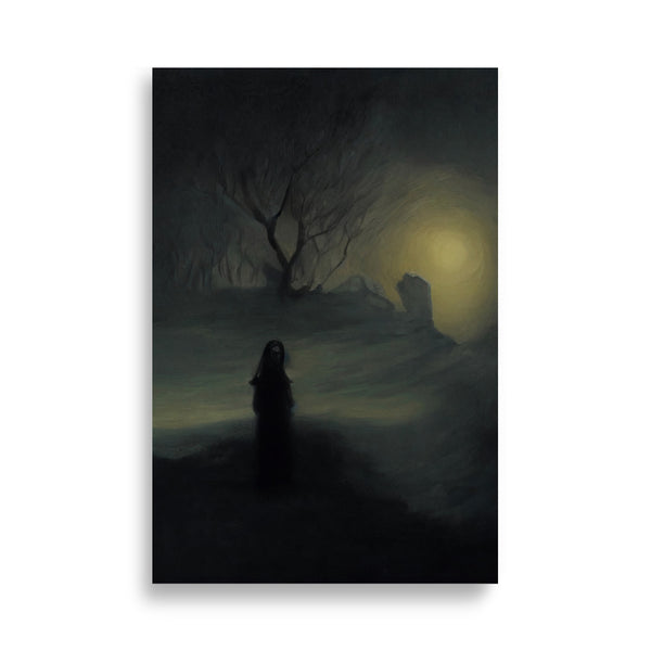 The widow witch. Art print