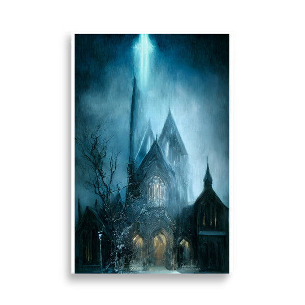 Lord from above. High Quality Art print, poster. Original oil painting, Hand painted Landscape Art