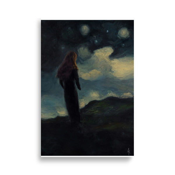 Lady Lost. Art print.