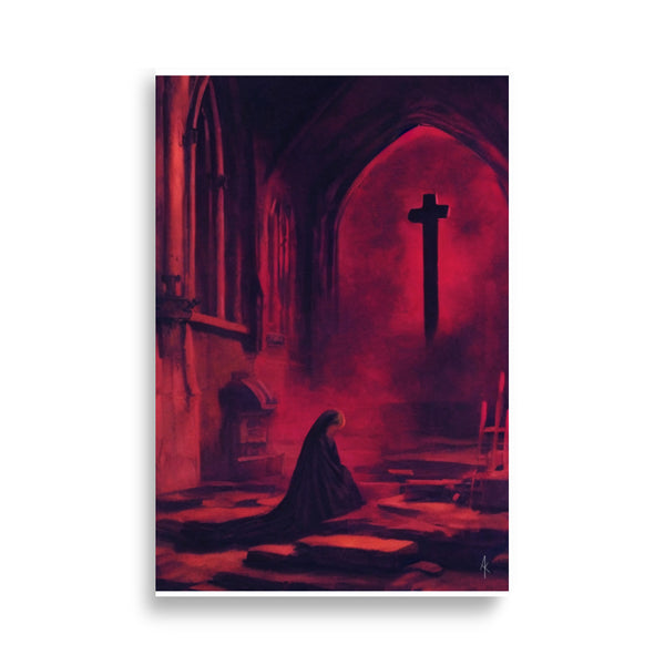 Forgive me father. Art print