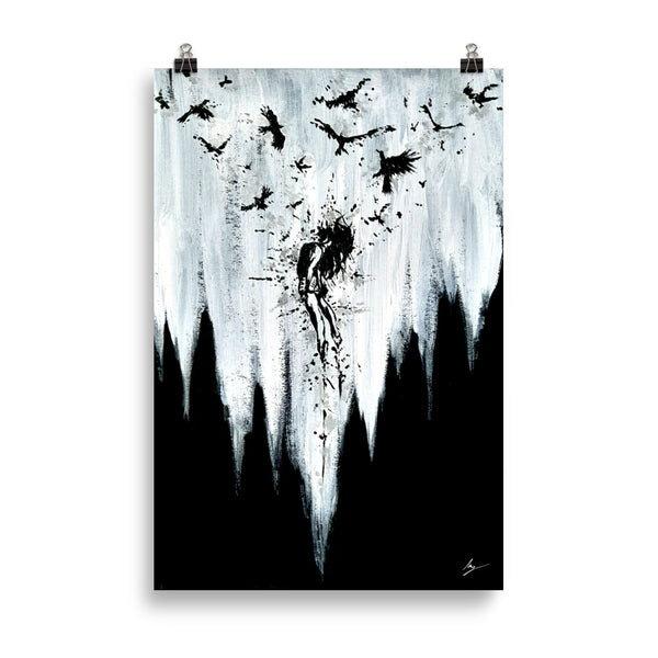 Her calling to Valhalla. Wall art