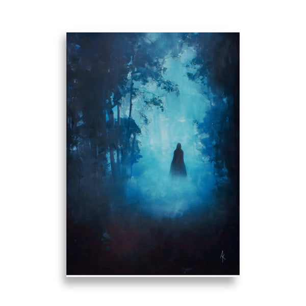 Lady of the night. Art print. Poster