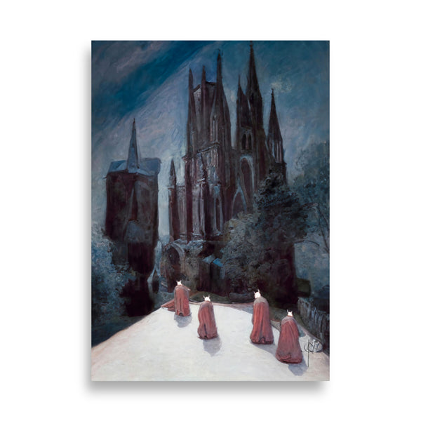 Sinners chapel. Art print.