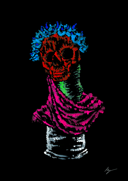 Rome must die. Scatter brain Ser. No.1 - Wall art