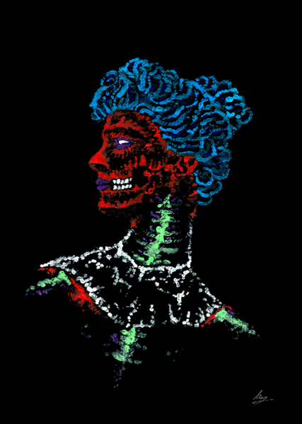 Death or surrender. Scatter brain Ser. No.2 - Wall art