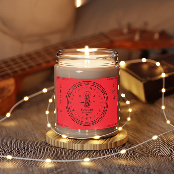 Spell Candle - Passion Red - Aromatherapy Spell craft Candles, 9oz. Witchcraft. ritual. Dark magic.