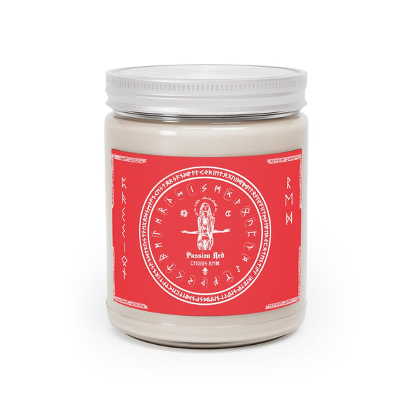Spell Candle - Passion Red - Aromatherapy Spell craft Candles, 9oz. Witchcraft. ritual. Dark magic.