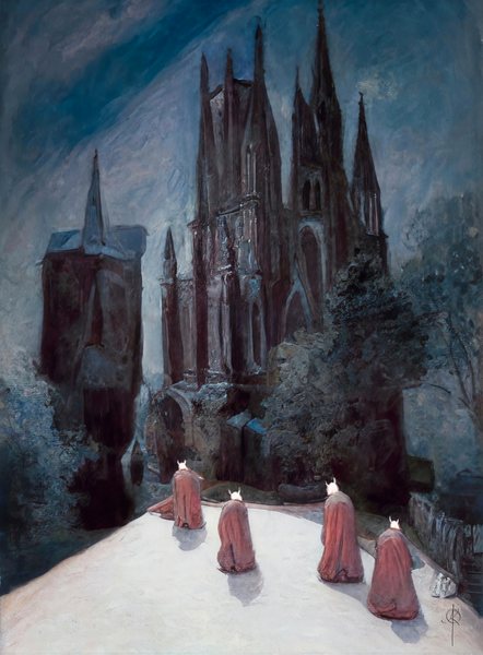 Sinners chapel. Art print.