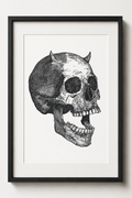 The laughing Sin. Art Print.