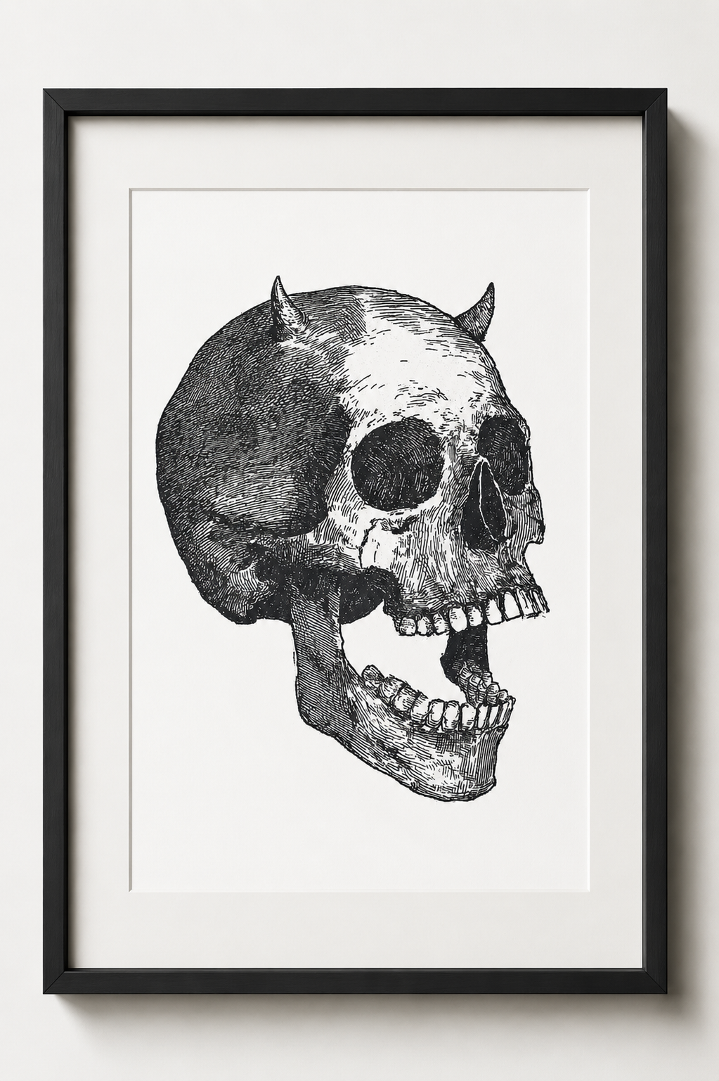 The laughing Sin. Art Print.