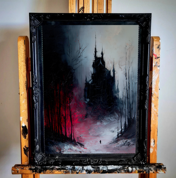 A long walk into silence. Art Print.