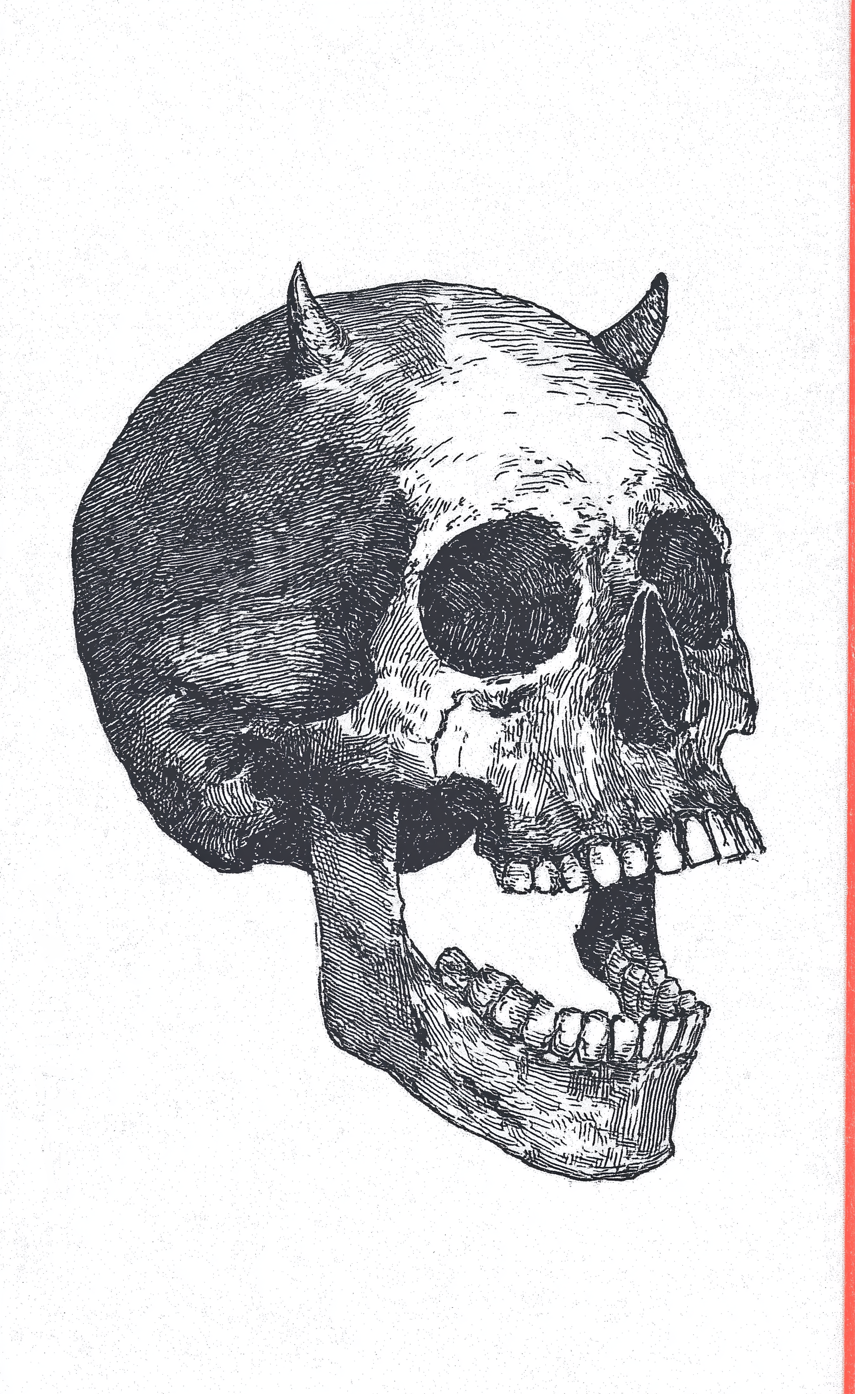 The laughing Sin. Art Print.