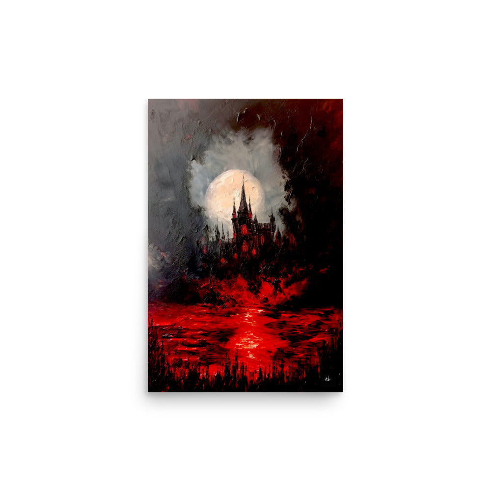 The void of darkness. Art Print. – alexkempart