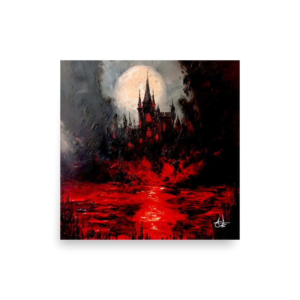 The void of darkness. Art Print. – alexkempart