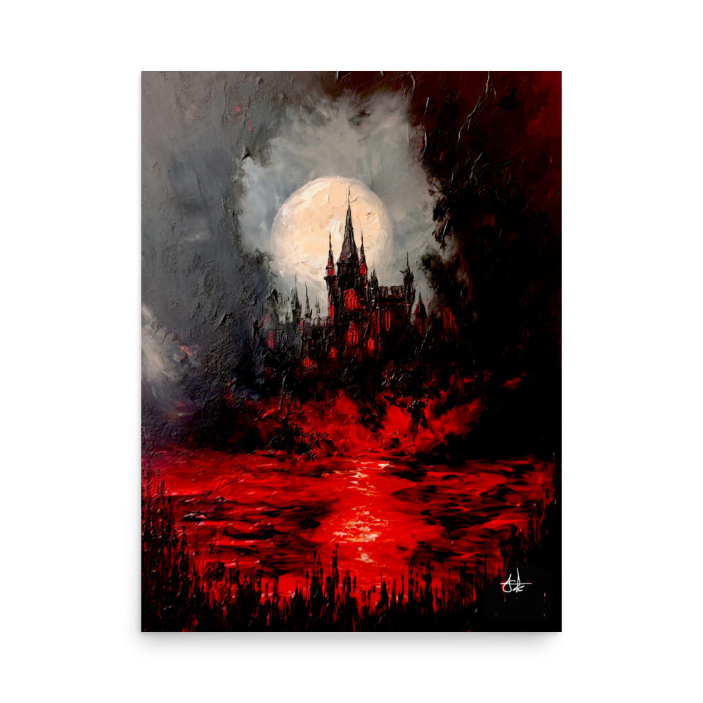 The void of darkness. Art Print. – alexkempart