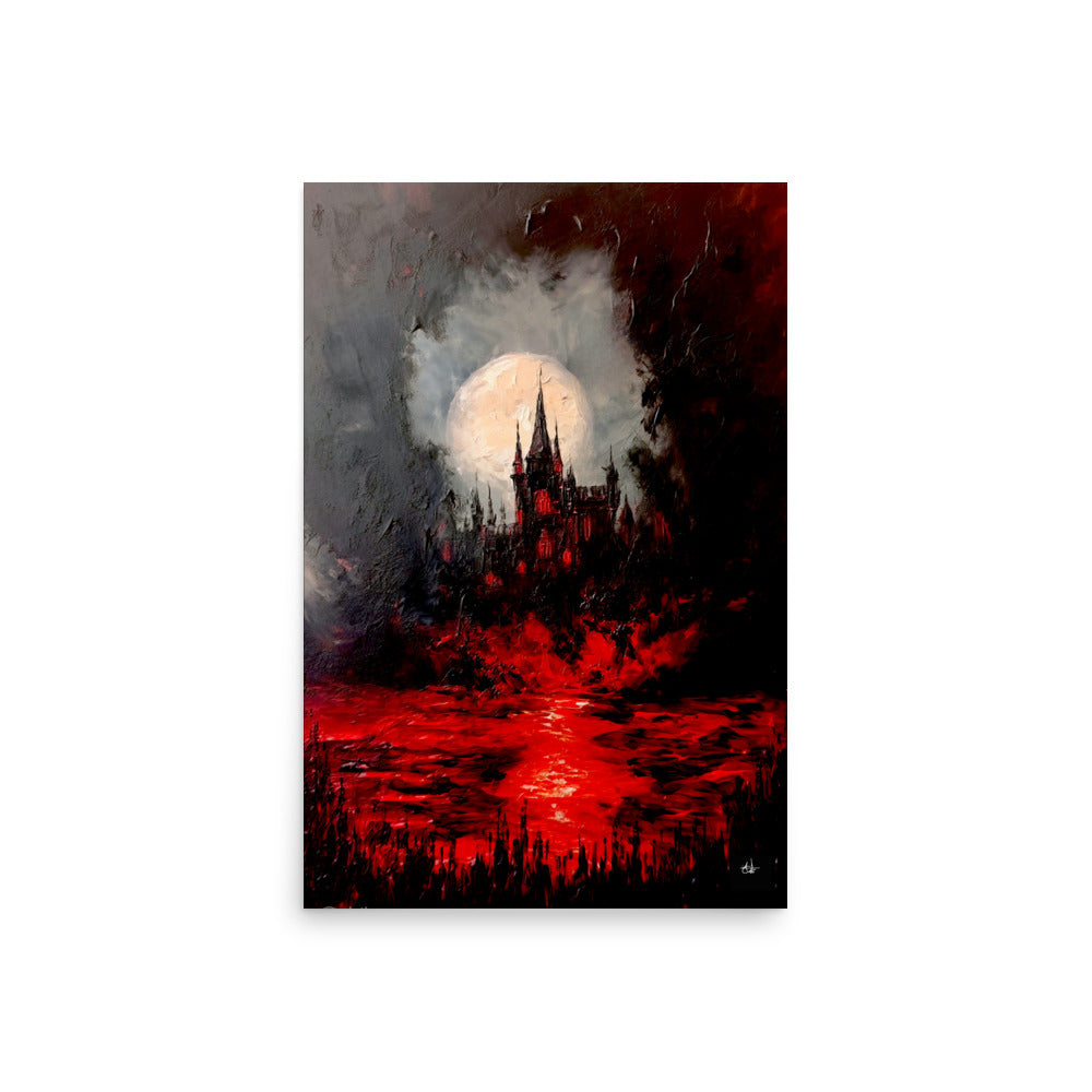 The void of darkness. Art Print. – alexkempart