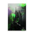 Madness. Dracula's deathly castle. Art Print